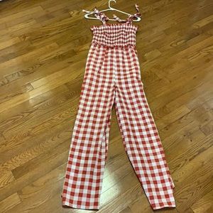 Gingham Jumpsuit